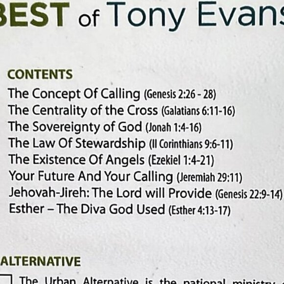 NEW THE BEST OF TONY EVANS AUDIO CD SET - Picture 8 of 9